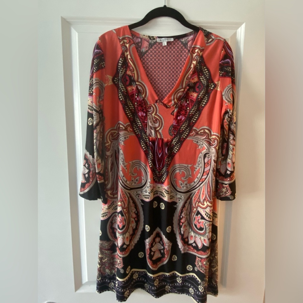 Boho cute above the knee dress